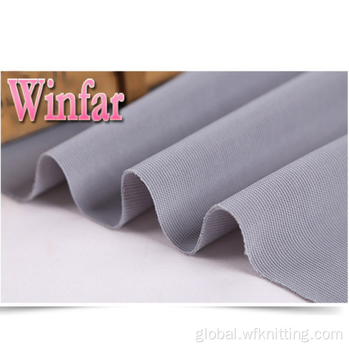 China RTS Ribbed Ottoman Polyester Knit Fabric Stock Manufactory
